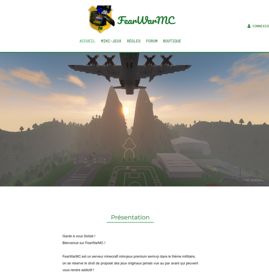 Website FearWarMC